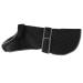 Entatial pet warm jacket versatile plush lining windproof adjustable buckle dog coat for cold weather for large dogs (m)