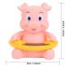 Cartoon Animal Digital Water Thermometer Baby Bath Toy - Pink Pig Design - Buy Online on SooperMarket.com