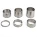 TiTo Titanium 4/6 Pcs Bicycle Headset Spacer 1-1/8 Inch 5-10-15-20-25-30mm Bike Handlebar Stem Spacers Threadless for MTB BMX Mountain Road Bikes Cycling Glossy