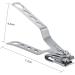 3Pc Professional Stainless Steel Small Nail Clipper Cuticle Cutter Nipper with Rotate Head - Buy Online on SooperMarket.com