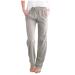 Wiyuqeen Spring Pants for Women Trendy Dressy Straight Leg Trousers Solid Color Casual Baggy Drawstring High Waist Sweatpants Light Gray XX-Large