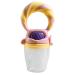 Fruit Pacifier Feeding Silicone for Fruit Vegetables Soft Safe Silicone Feeder Pouches Training Massage Toy Teether Shenrongtong Pink