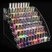 Buy Acrylic Nail Polish Display Stand - 6 Types 7 Layers Makeup Organizer for Perfect Storage | International Shipping Available - Buy Online on SooperMarket.com
