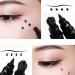 Eyeliner Stamp 2 in 1 Double-Head Waterproof Liquid Eyeliner Pen Make-Up Tool Black Heart Liquid Eyeliner - Buy Online on SooperMarket.com