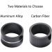 Boenoea 1-1/8 Inch Bicycle Headset Spacer - Aluminium Alloy/Carbon Fiber - Black - Buy Online on SooperMarket.com