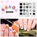 Nagel Flower Pattern Watercolor Nail Art Stamps - DIY Manicure Decor FL036 - Buy Online on SooperMarket.com