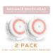 Brushot 2 Pack Compatible Radiance Brush Head Replacement for Mia 1, 2, 3, Alpha Fit, Smart Profile Uplift - 2 Count - Buy Online on SooperMarket.com