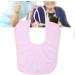  Mealtime Bib Elderly Bib Skin-friendly Breathable Waterproof Adjustable Belt for(Light pink 31 * 42) - Buy Online on SooperMarket.com