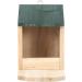 vidaXL 4x Firwood Squirrel Houses Garden Forest Wild Animals Wooden Holder Squirrel Peanut Butter Feeder Food House Feeding Station Box - Buy Online on SooperMarket.com