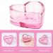 minkissy Nail Dappen Cup Heart Shape Dappen Dish Cups Acrylic Nail Dish Bowl Monomer Dish Glass Decorative Nail Brush Cup Manicure Tool Supply Pink - Buy Online on SooperMarket.com