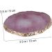 KALLORY Makeup Pallet Round Tray Nail Painting Tray Manicure Resin Palette Gel Finished Nail Art Nail Polish Medium Purple - Buy Online on SooperMarket.com