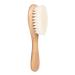 Toddler Hair Brush Comb  Soft Natural Goat Baby Hair Brush  Infant Head Massage Grooming Hair Comb with Wooden Handle