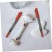Beavorty 6pcs White Eyebrow Mapping Pencil Makeup Marker Pens Cosmetic Liner Leather Pen 13.9x1.8cm Red - Buy Online on SooperMarket.com