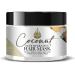 Difeel Essentials Hydrating Coconut Hair Mask 8 oz. - Deeply Moisturizes Dry Hair Reduces Frizz Made with 100% Natural Essential Oils