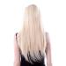 Buy Long Straight Hair Wig for Women - Fashionable Chemical Fiber Cosplay Wigs in Europe & America | Dark Brown & White Options - Buy Online on SooperMarket.com