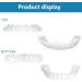 Derlen False Teeth Temporary Repair Kit - 2 Pairs of Top & Bottom Lightening Dentures for Men & Women | Easy-to-Use Braces - Buy Online on SooperMarket.com