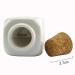 Porcelain Nail Art Acrylic Glass Dappen Dish with Wooden Lid - White - Buy Online on SooperMarket.com