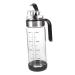Alipis Automatic Opening and Closing Oiler Glass Oil Pot Glass Dispenser Clear Container Oil Bottle Soy Sauce Bottle Kitchen Oil Pot Soy Sauce Container Stainless Steel Pp Soy Sauce Rack