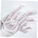 Healeved 2 Pairs Moisturizing Cover Exfoliating Treatment Dry Moisturizer Care Socks Moisturizing Gloves Remover Socks Cat Paw Spa Non-Woven Fabric White - Buy Online on SooperMarket.com