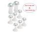 Pearl Silicone Toe Separator for Pedicure - 8pcs Toe Spacers for Feet, Stretchers, Spreaders, Polish Guards - Buy Online on SooperMarket.com