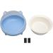 Elevated Blue Ceramic Cat Bowl - Increased Ceramic Food Bowls for Cats & Kittens - Durable Inclined Design - Buy Online on SooperMarket.com