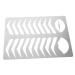 Gogogmee Eyebrow Template Eyebrow Stencil Eyebrow Shaping Tool Eyebrow Drawing Mold Eyebrow Draw Board Eyebrow Practice Stencil Brow Practice Tool Eyebrow Shape Mold Metal Eyebrow Mold