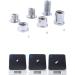 Juscycling Chainring Bolts Nuts Pack for Double Chainrings - Silver Type B | Set of 5 with Multiple Size Options - Buy Online on SooperMarket.com
