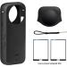 Cynova Insta360 X3 Lens Cap & Glass Protector Set - Silicone Case for Insta360 X3 Accessories - Buy Online on SooperMarket.com