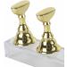 Nail 14 9 2 Display Stand for False Nails Nail Art Practice Gold Magnetic Nail Shelf - Buy Online on SooperMarket.com