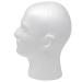 Male Styrofoam Foam Mannequin Wig Head 11 Inch - Pack of 1 | Lightweight and Durable for Displaying Wigs and Hats - Buy Online on SooperMarket.com