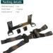 Universal Child Safety Seat Belt Thicken Bracket Mount Base ISOFIX Latch Interface - Black - Buy Online on SooperMarket.com