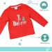 Blade & Rose Christmas Believe Top for Babies & Toddlers | Red | 0-4 Years - Buy Online on SooperMarket.com