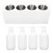 Massage Oil Lotion Warmer 4 Bottles Fast Heating 9 Speed Auto Off Adjustable Detachable Lotion Warmer