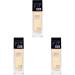 Maybelline New York Make Up Fit Me!Foundation with LSF18 for flawless skin all skin types No. 110 Porcelain 30 ml (package with 3) No. 110 Porcelain 30 ml (3 Series)