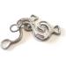 PS Horse Articles - 1 Pair Hackamore Baroque Shanks - Silver Decorated | International Shipping Available  - Buy Online on SooperMarket.com
