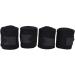 Horse Wraps 4 PCS Soft Adhesive Horse Leg Wraps Breathable Bandage with Sticky Tape for Livestock Cow Horse Black or Red - Buy Online on SooperMarket.com