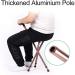 Walking Stick Seat Folding Stool Switch Sticks Three Legged Seat Stick Height Adjustable Aluminum Alloy 5 Gear Adjustment Static Loading 200Kg for Elder Parents Gift - Buy Online on SooperMarket.com
