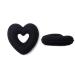 Heart-Shaped Black Hair Bun Maker - Create Beautiful Hair Donuts - Buy Online on SooperMarket.com