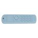 Teething Toy Baby Teething Toy Portable Remote Control Shaped Unique Bright Color Lovely Soft for Travel (Blue)