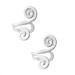 Zunis Acupressure Slimming Earrings Non Piercing Acupressure Earrings for Weight Loss Acupressure Slimming Earrings Ear Cuff Clip for Women Men (1Pair Silver)