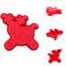 Abaodam 4 Pcs Baking Mold Candy Mold Holiday Cookie Molds Wax Baking Silicone Mold Cake Mold Child Chocolate - Buy Online on SooperMarket.com