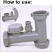 Buy Qrity 2-Pack Kitchen Sink Drain Pipe Locking Caps - 56mm Inner Thread for Leak Prevention | International Shipping Available - Buy Online on SooperMarket.com