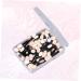 MUSISALY 50 Pcs Makeup Tools Eyeshadow Makeup Brushes Makeup Application Double Head Eyeshadow Brushes Black Size 1 Black - Buy Online on SooperMarket.com