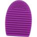 Didiseaon Silicone Cosmetic Brush Egg Makeup Brush Cleaner Mat Cleanser Washing Silicone Makeup Cleaner Silicone Brush Cleaner Cleaning Scrubber Electric Accessories Purple medium Purple - Buy Online on SooperMarket.com