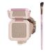 Go Ho Contour Makeup Palette Set Face Contouring Kit with Mirror & Brush Silky Smooth Contour Powder Makeup