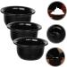 Angoily 3-Section Shaving Shell Razor Holder | Black Soap & Foam Bowl | Men's Shaving Accessories | International Shipping Available - Buy Online on SooperMarket.com