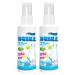 (Two bottles) 2 * 100ml Anti-static Spray Hair Clothes Static Smoothing Fabric Wrinkles (blue)