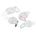 Portable Travel Bottles Set - 50ml Leakproof Keychain Bottles for Soap Shampoo & Conditioner - Refillable Transparent Plastic - Buy Online on SooperMarket.com