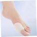 White Gel Bunion Protector Set - Nursing Clip Board Pair with Spreader, Guard, Straightener, Orthotics, and Splint for Eversion and Correction - Buy Online on SooperMarket.com