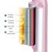 Rommantic French Egg Roll Curling Iron 32mm Curling Wand V-Shape Ceramic Big Waves Hair Crimper Adjustable Temperature Waver Curling Iron Wand Egg Roll Hair Curler for Long Short Hair (Pink) - Buy Online on SooperMarket.com